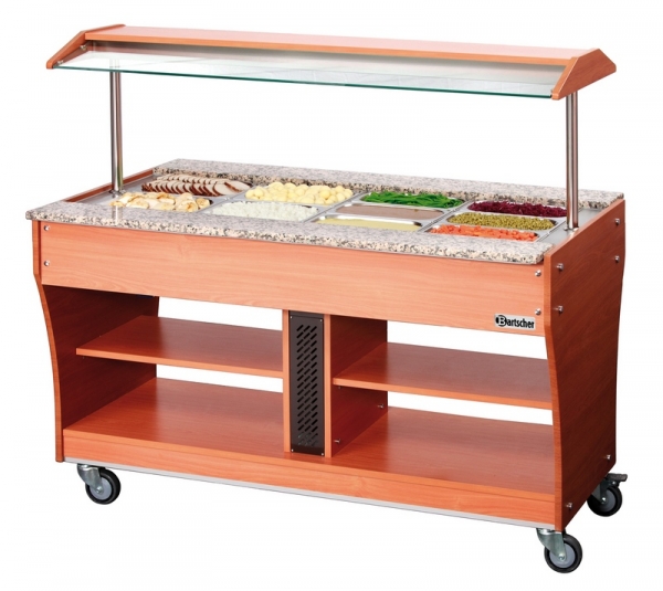 Gastro Buffet - Hot Display GN 6x1/1, 150mm deep, 2210x870x1370mm
