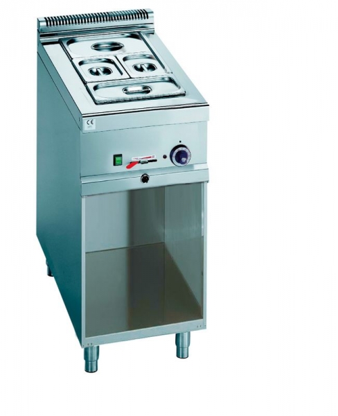 Gas water bath, 1 x GN 1/1, 3,6 kW, 400x700x900mm