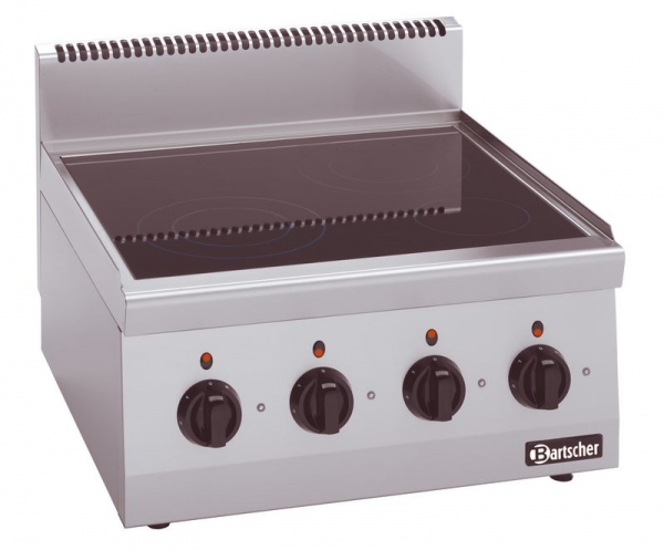 Cerane cooker, 4 plates, 4,3 kW, 400x600x290mm