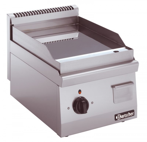Electric griddle plate, smooth, 3,6 kW, 400x600x290mm