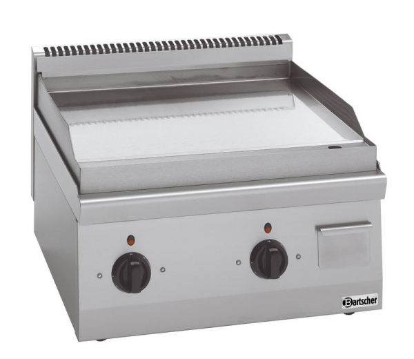 Bartscher Electric griddle plate, smooth, 600x600x290mm