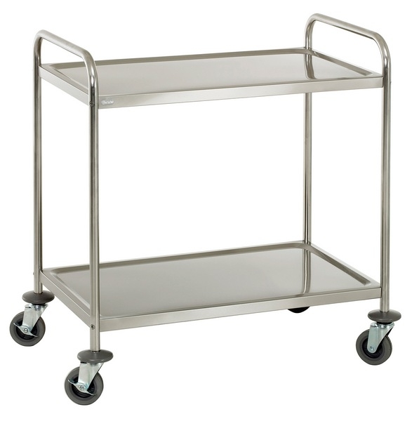 Trolley, with 2 shelves, 920x600x945mm