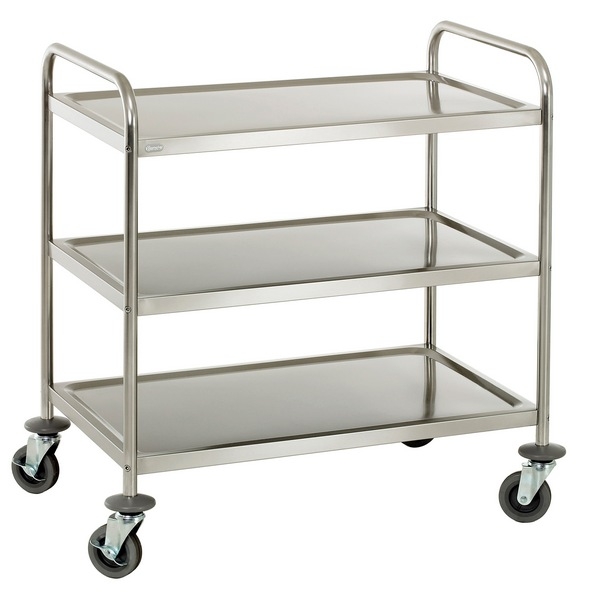 Trolley, with 3 shelves, 920x600x945mm