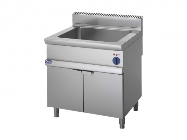 Bain Marie, closed base, 2/1 GN, 3,0 kW, 800x700x1000mm
