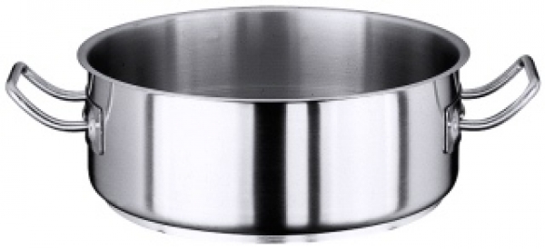 Cooking pot, satin polished, with cool grip handles, 7mm sandwic