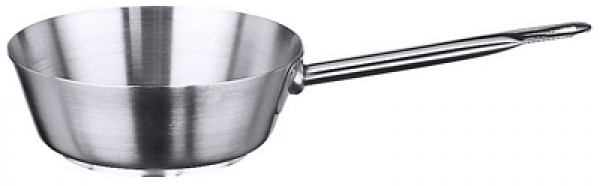 Contacto Frying Pan, mirror polished, with hollow handle, 7mm sa