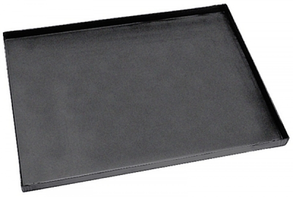 Contacto Rectangular Pizza Pan blue steel, reinforced edge