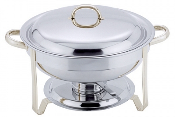 Contacto Round Chafing Dish, with one burner pot