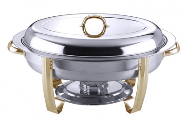 Contacto Oval Chafing Dish, with additional electric element