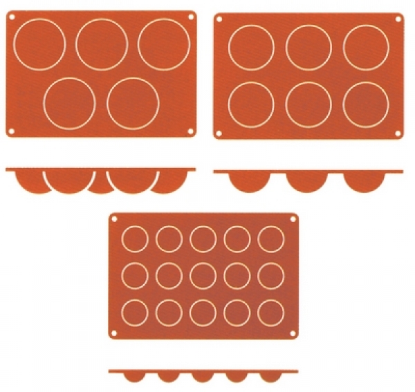 Contacto Non-Stick Baking Mat Hemispherical Moulds silicone