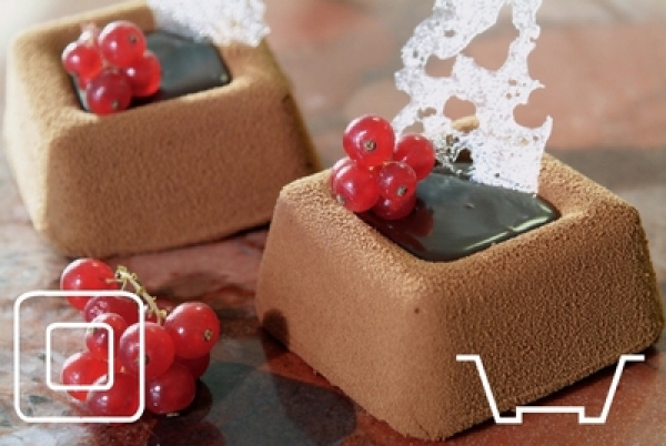 Contacto Square Savarin Moulds Flexipan® Mat