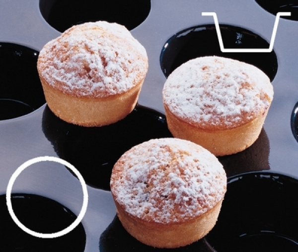 Contacto Mini Muffin Moulds Flexipan® Mat