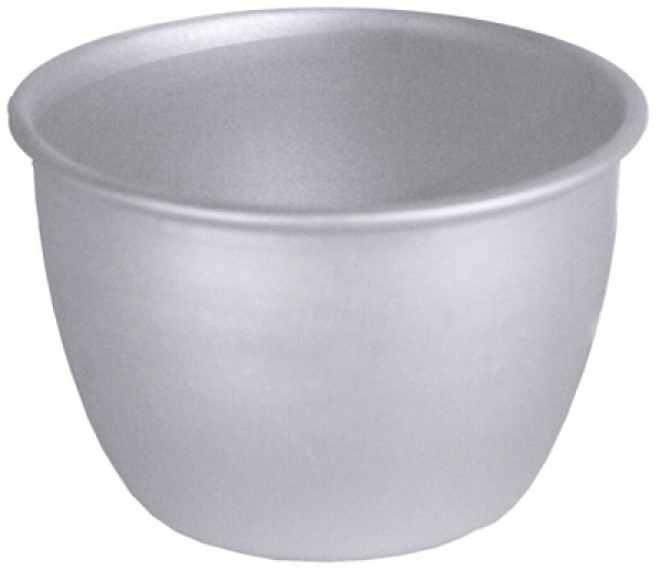 Contacto Pudding Basin, anodised aluminium, rolled edge