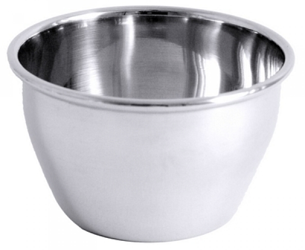 Contacto Pudding Basin, stainless steel, mirror polished