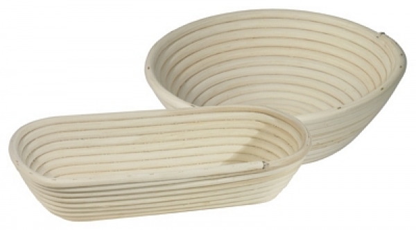 Contacto Banneton from natural rattan, for round bread