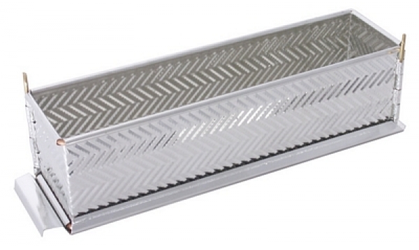 Contacto Rectangular Pâté Mould (ridged) tin