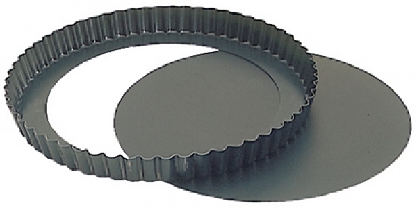 Contacto Quiche Tin, fluted blue steel
