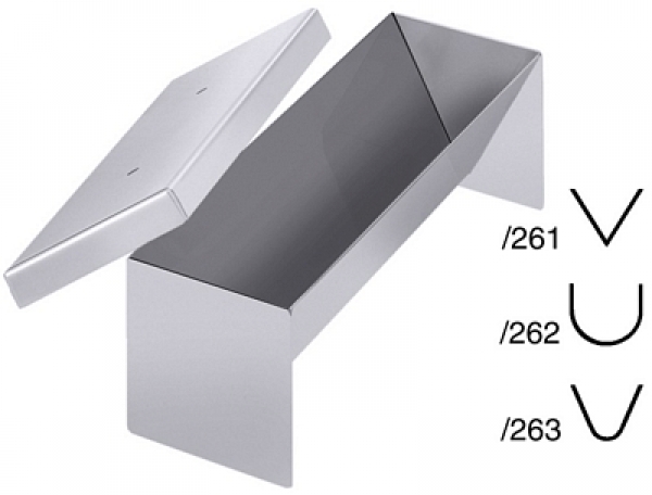 Contacto Terrine Mould with Lid stainless steel, mirror polished