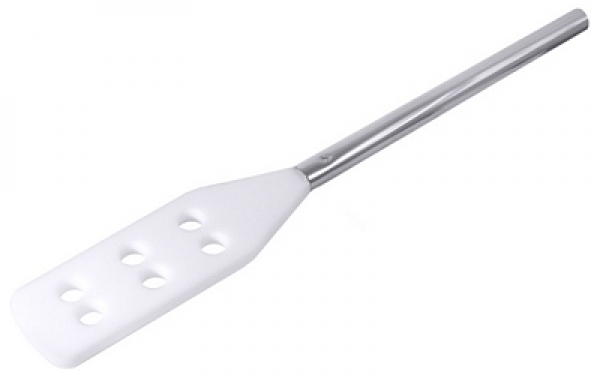 Contacto Paddle, perforated white polypropylene