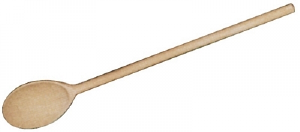 Contacto Oval Wooden Spoon unlacquered smooth beechwood