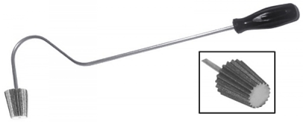 Contacto Fluted Pastry tool raw cast iron