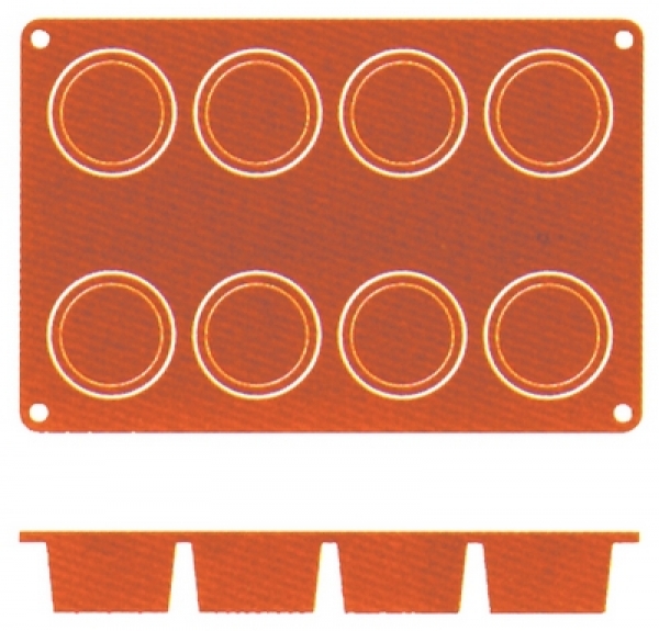 Contacto Non-Stick Baking Mat Ramekin Moulds silicone