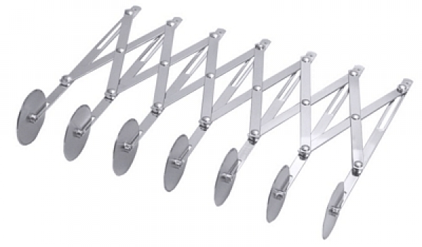 Contacto Dough Cutter, adjustable stainless steel, mirror polish