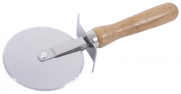 Contacto Pizza Cutter stainless steel wheel, with wooden handle