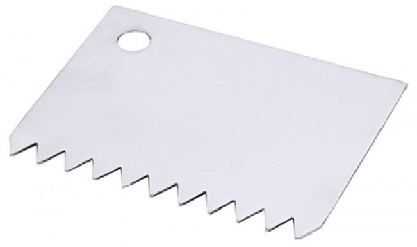 Contacto Decorating Comb stainless steel, mirror polished