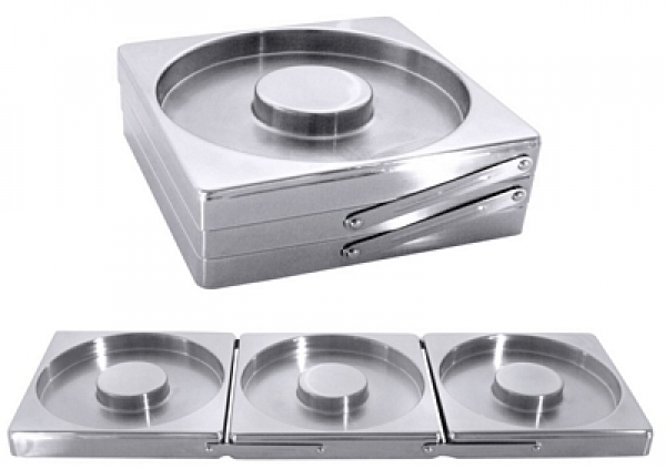 Contacto Cocktail Glass Rimmer stainless steel, mirror polished