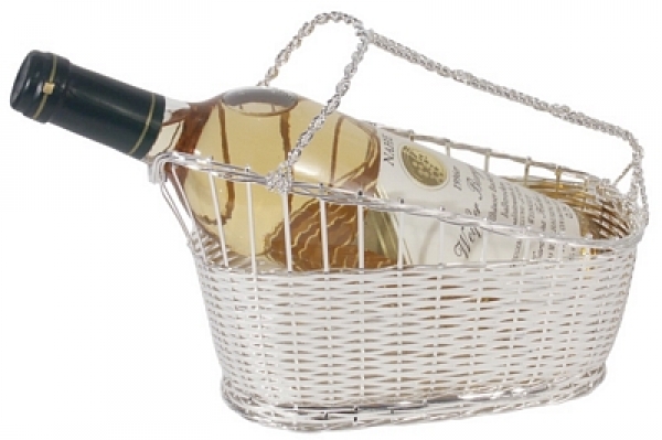 Contacto Wine Basket 0.5 micron silverplated steel
