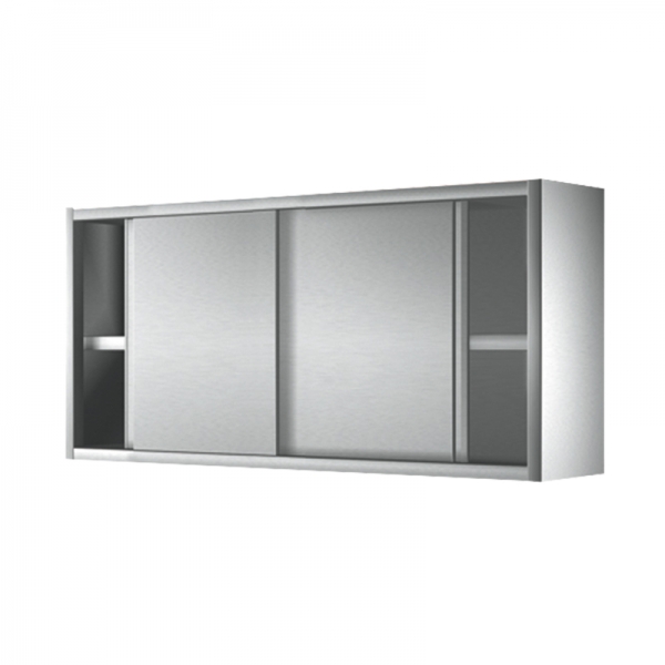 Wall cabinet, with sliding doors and shelf, from 400 to 2000mm