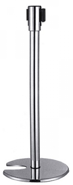Contacto Barrier Post stainless steel, 3-way retractable
