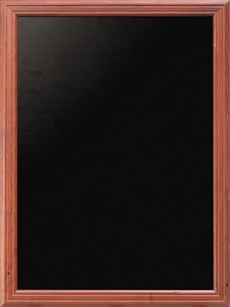 Contacto Menu Board, mahogany black PVC