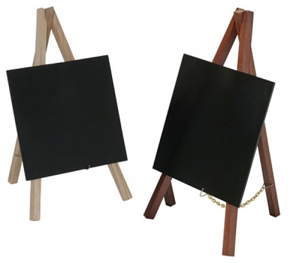 Contacto Menu Board varnished beechwood frame