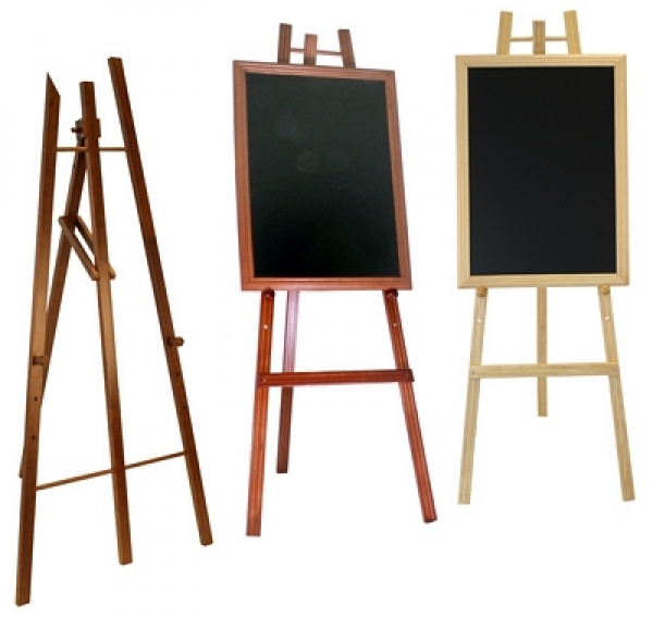 Contacto Easel triple layer varnished beech wood