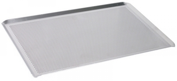 Contacto Baking Sheet, perforated aluminium, one piece, 45° rim