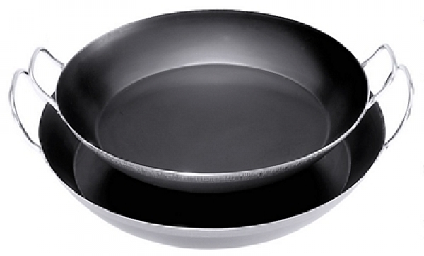 Contacto Paella Pan, mild steel, 2.5 mm thick