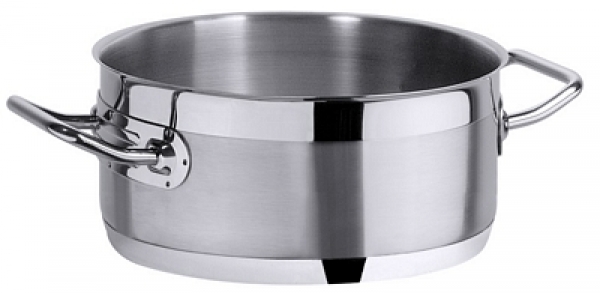 Contacto Cooking pot, satin polished, with sandwich base up to 3