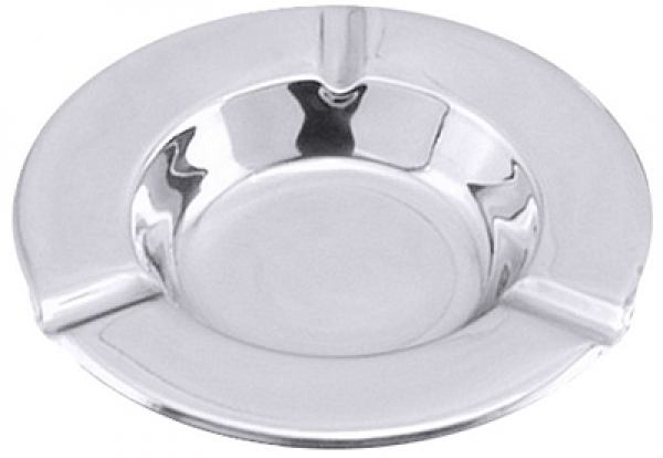 Contacto Ashtray stainless steel, mirror polished