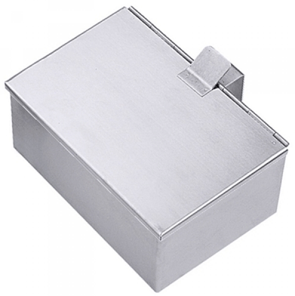 Contacto Ash Box 18/0 stainless steel, satin polished