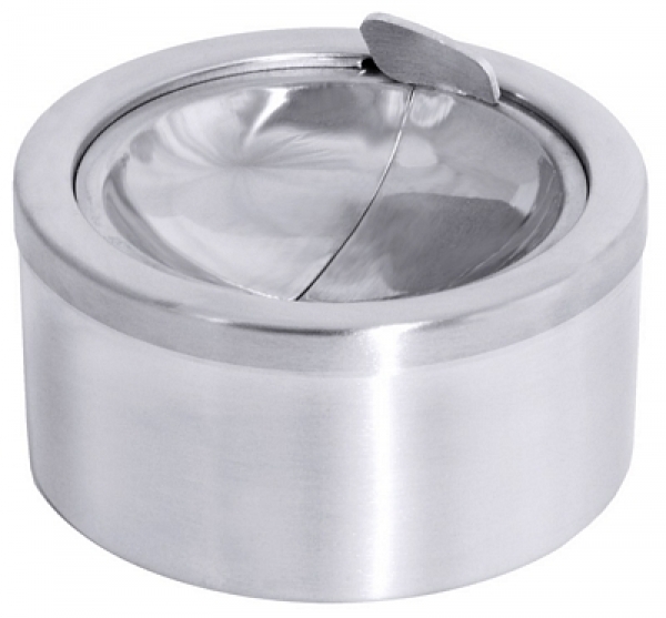 Contacto Ashtray 18/10 stainless steel, satin polished