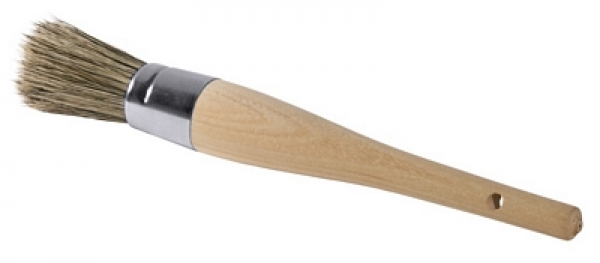Contacto Ashtray Brush natural bristles, natural wood handle