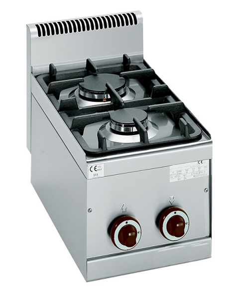 GAM Gas range G6F2B, 2 flames, 300x600x290mm