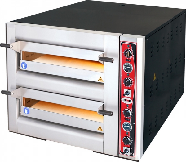 GMG Dual chamber pizza oven, for 4+4 pizzas 30cm, 1030x960x800mm