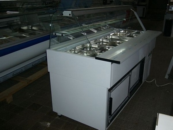 SALAD CASE +Catering containers G/N, 1900mm length