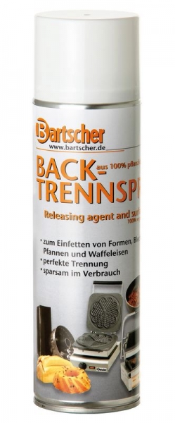 Baking spray for baking tins and trays