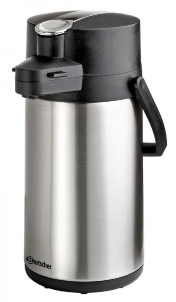 Stainless steel thermo pump jug, 2 litres, Ø 150 mm, H 325 mm
