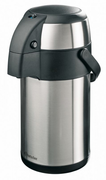 Thermo jug with pump system, 2,5 litres, Ø 160 mm, height 330 mm