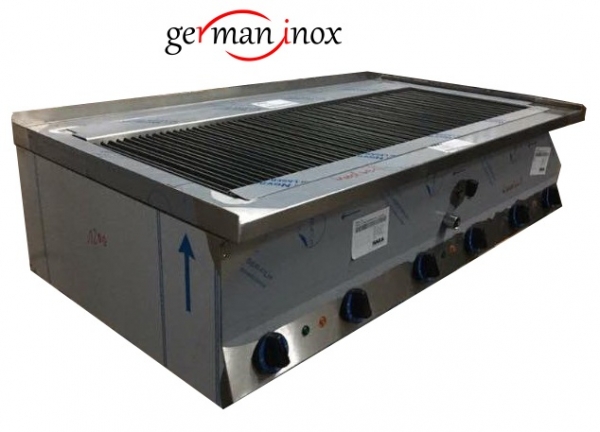 Electric rust roasting tin ERDT-1200-K from HAKA, 1200 x 650 x 350 mm